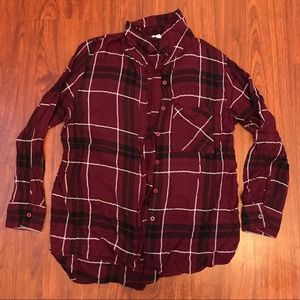 Maroon Flannel